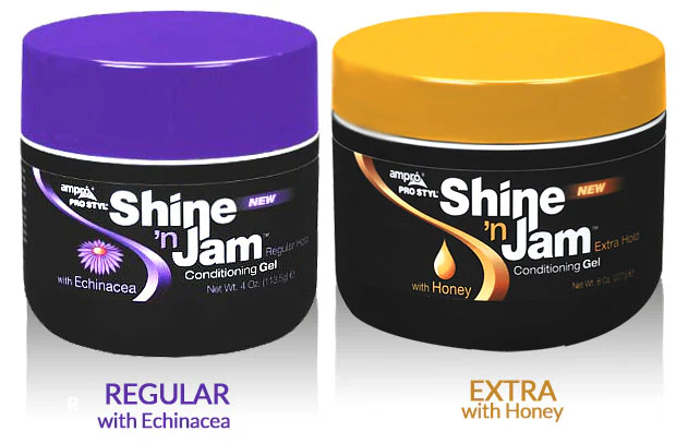 Ampro Prostyle Shine N Jam Conditioning Gel - REGULAR / EXTRA ( 4/8 Oz )