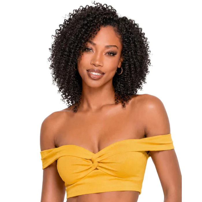 Bobbi Boss Bundle Seamless 100% Unprocessed Human Hair Feather Crochet Braids - ISLAND WATER 10/14/18" - Image 2