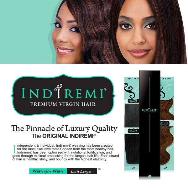 Bobbi Boss Indiremi Virgin Human Hair Remy Weave - FINE SILKY 10" - Image 2