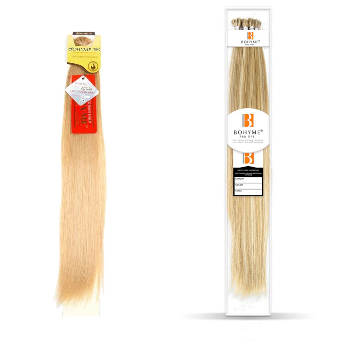 Bohyme Remi Glue Tips Extension Weave - SILKY STRAIGHT 27/60/120 PCS (14/18/22 Inch) - Image 6