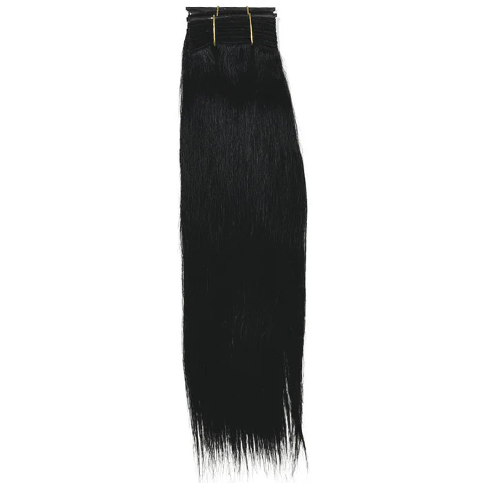 Diamond Remi 100% Malaysian Human Hair Weave - MALAYSIAN YAKI 10-18"(Machine-Tied) - Image 2