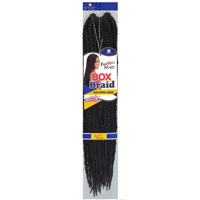 Freetress Pre-Looped Crochet Braid - BOX BRAID LARGE / MEDIUM / SMALL - Image 2
