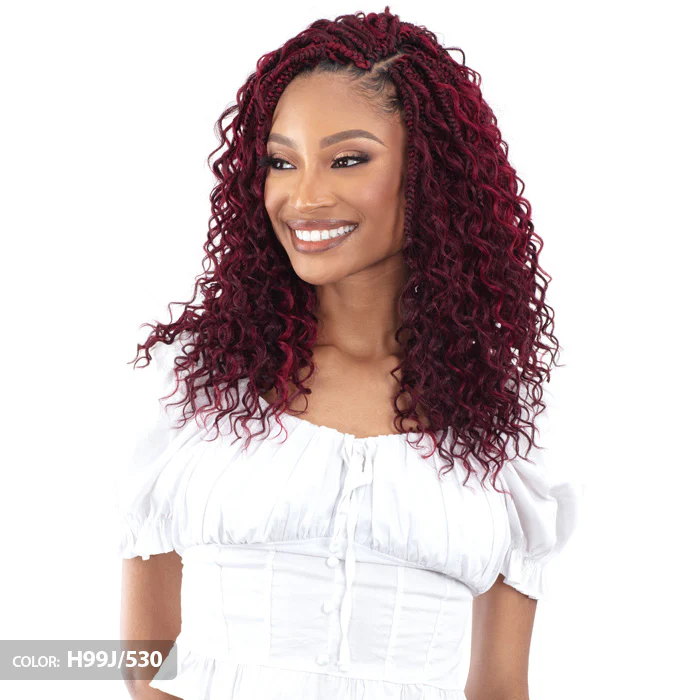 Freetress Pre-Looped Crochet Braids - 3X DEEP CURL BOHO BRAIDS 12" - Image 2