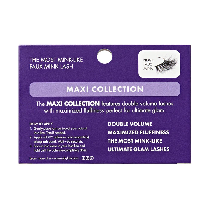 i-ENVY Mink Impact Vegan Lashes - MAXI COLLECTION - Image 9