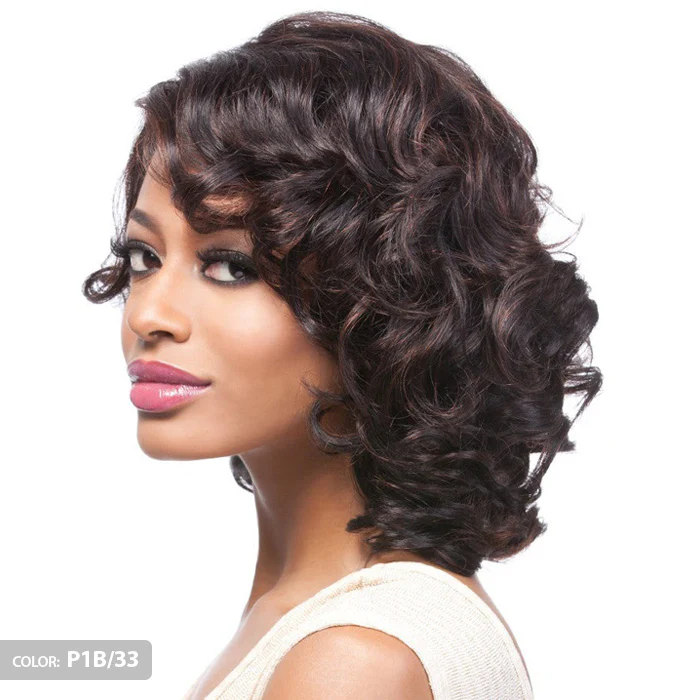 It's a Cap Weave 100% Human Hair Wig Romance Curl - Image 3