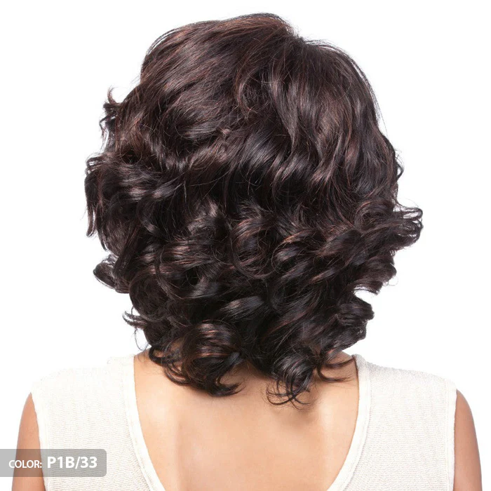 It's a Cap Weave 100% Human Hair Wig Romance Curl - Image 4
