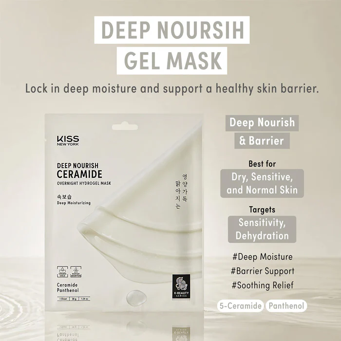 Ivy Beauty Kiss New York Deep Nourish Ceramide Overnight Hydrogel Mask - Image 2