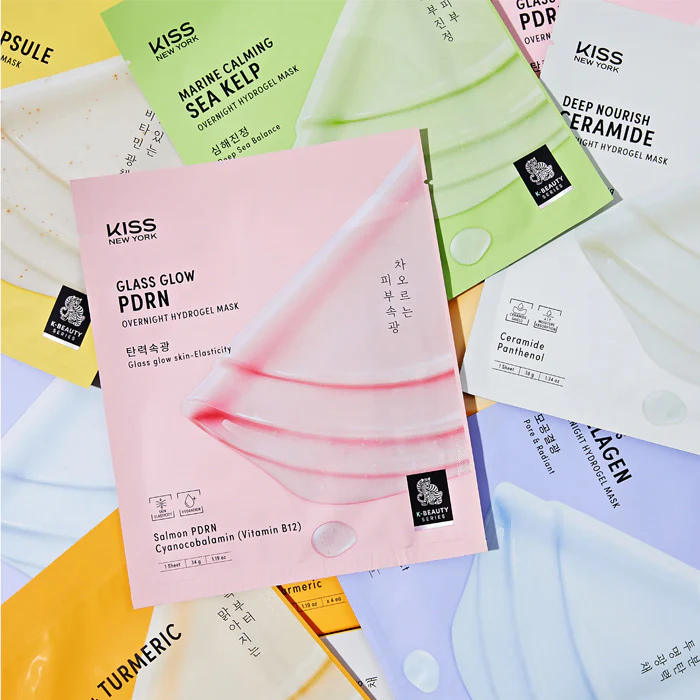 Ivy Beauty Kiss New York Glass Glow PDRN Overnight Hydrogel Mask - Image 6
