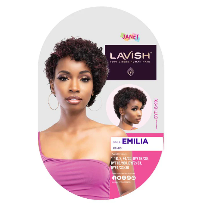 Janet Collection 100% Virgin Human Hair Full Wig - EMILIA - Image 7