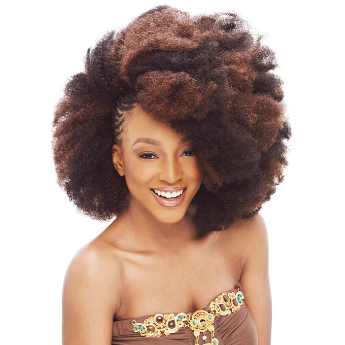 Janet Collection Noir 2 in 1 Value Pack Braid - AFRO KINKY BULK 24"