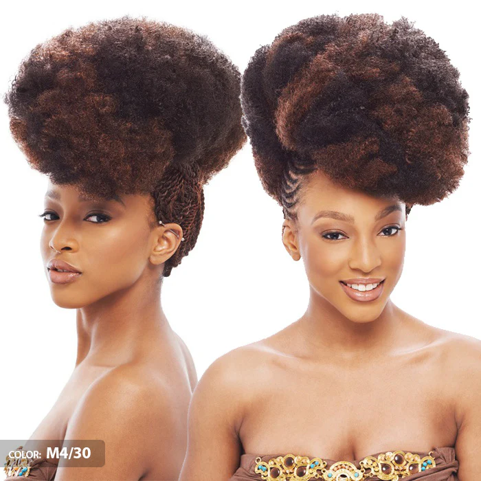 Janet Collection Noir 2 in 1 Value Pack Braid - AFRO KINKY BULK 24" - Image 3