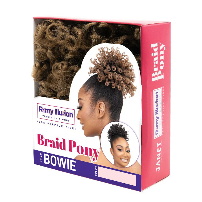 Janet Collection Remy Illusion Braid Ponytail - BOWIE - Image 6