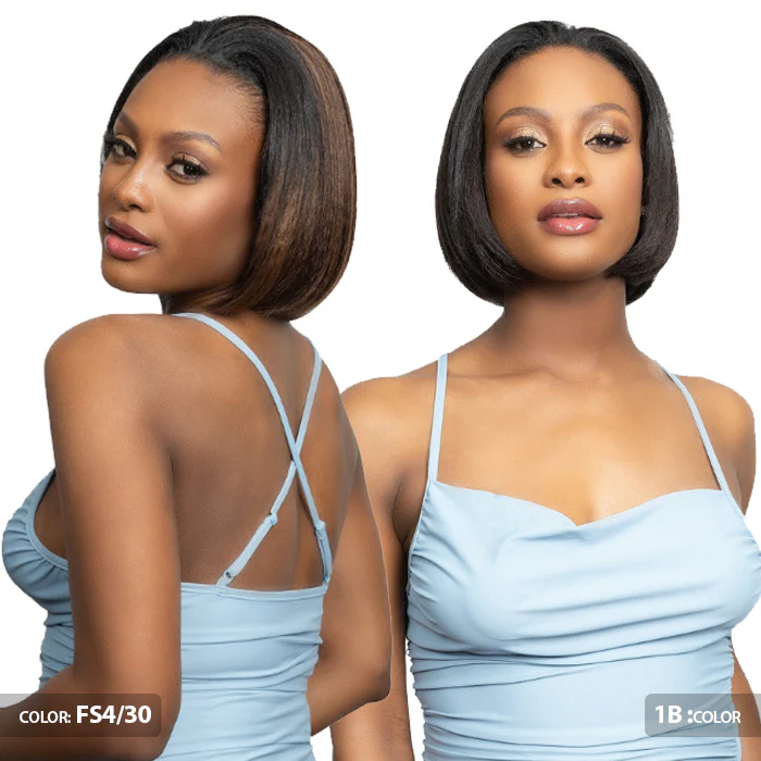 Janet Collection Remy Illusion Easy N Swift 100% Human Hair Blend Half Wig - GADI - Image 2