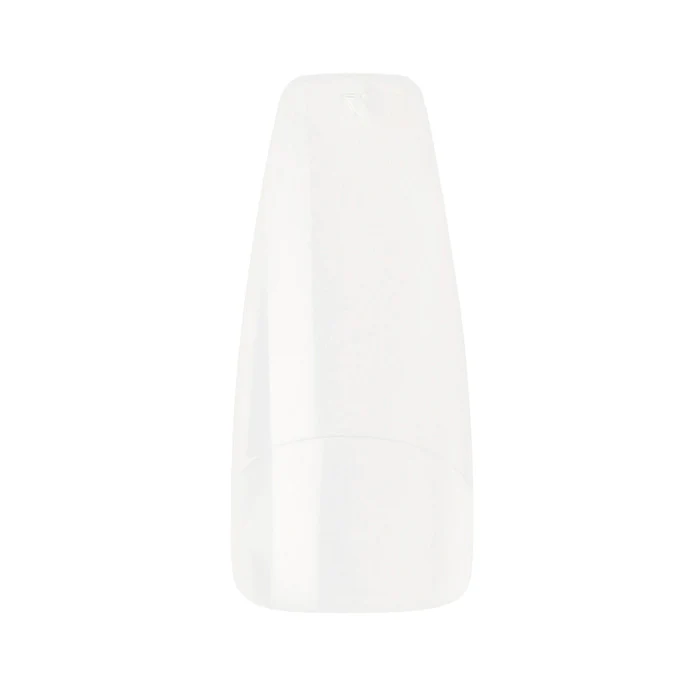 Kiss 100 Full Cover Nails - HN01C - CLEAR COFFIN TIPS - Image 5