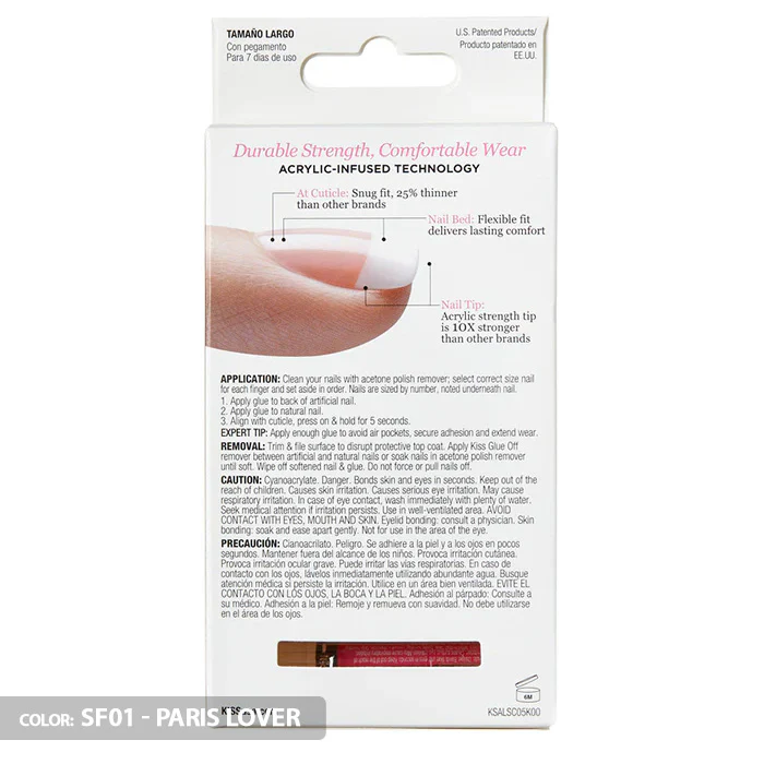 Kiss Salon Acrylic French Press-On Nails - Image 11