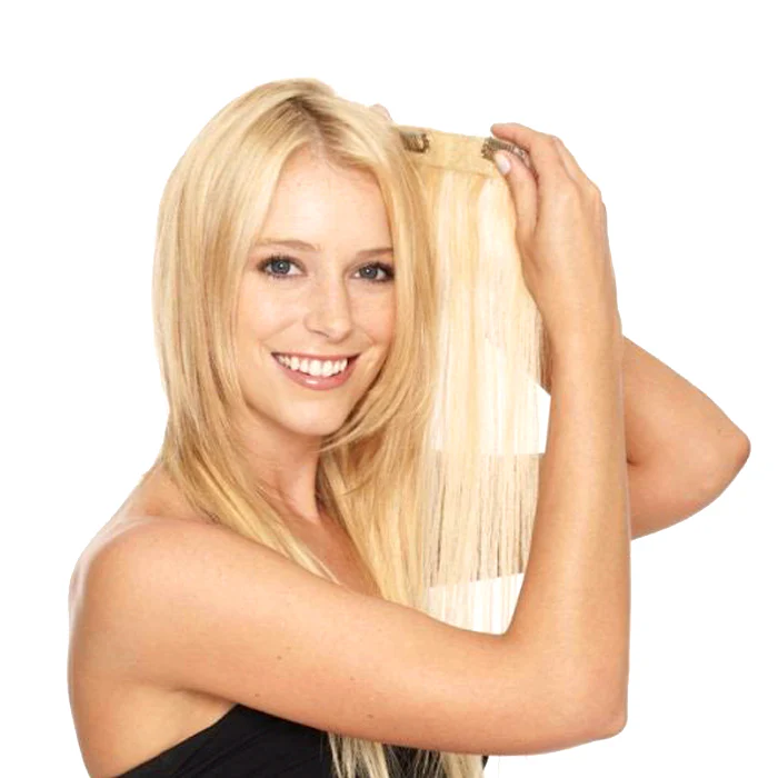 Lord & Cliff Evita 100% Human Hair Clip-In Extension Weave - STRAIGHT 6 PCS 14"/18" - Image 4