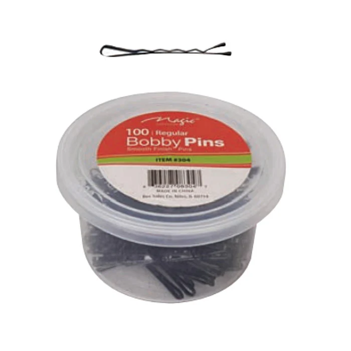 Magic Collection Bob Pins 1 3/4" 100 Pcs - BLACK (jar)