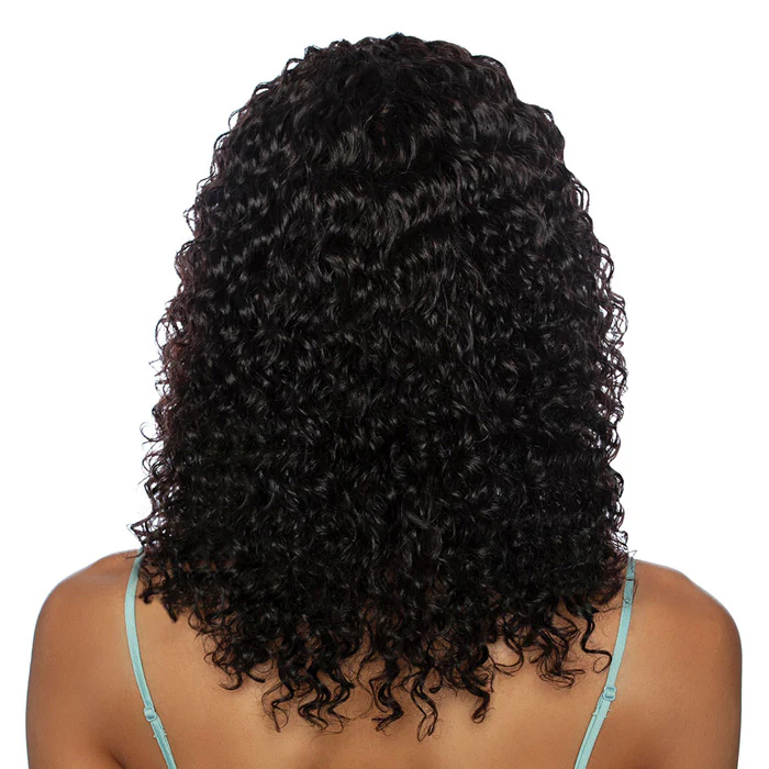 Mane Concept 11A Wet N Wavy Water Curl Full Bang Wig 16" - Image 3