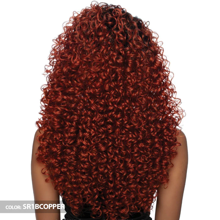 Mane Concept Brown Sugar Coat Human Hair Blend Half Wig - BSSC109 SUGAR 09 - Image 4