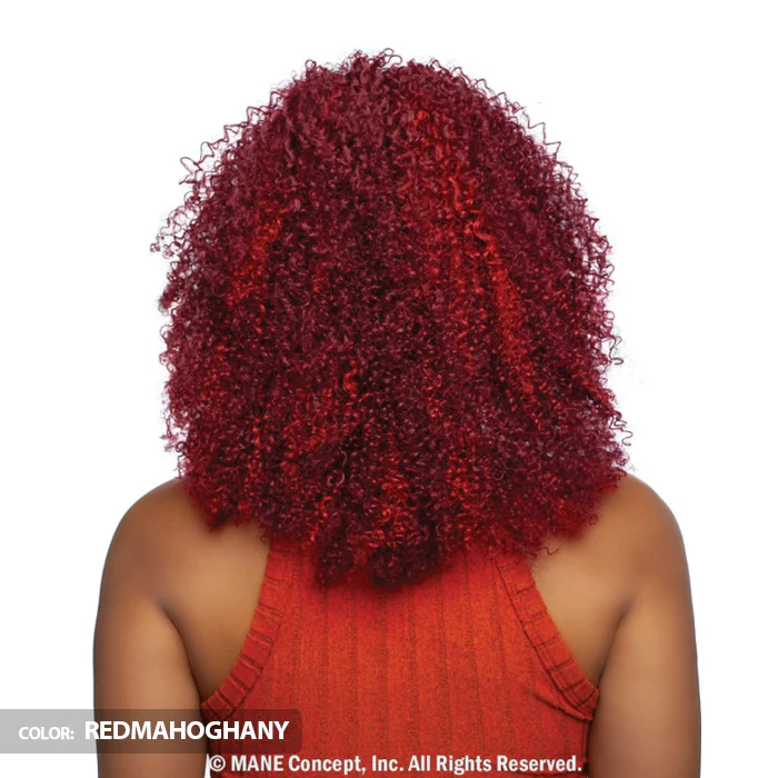 Mane Concept Brown Sugar Sugar Coat Human Hair Style Mix Glueless Half Wig - SUGAR 08 - Image 3