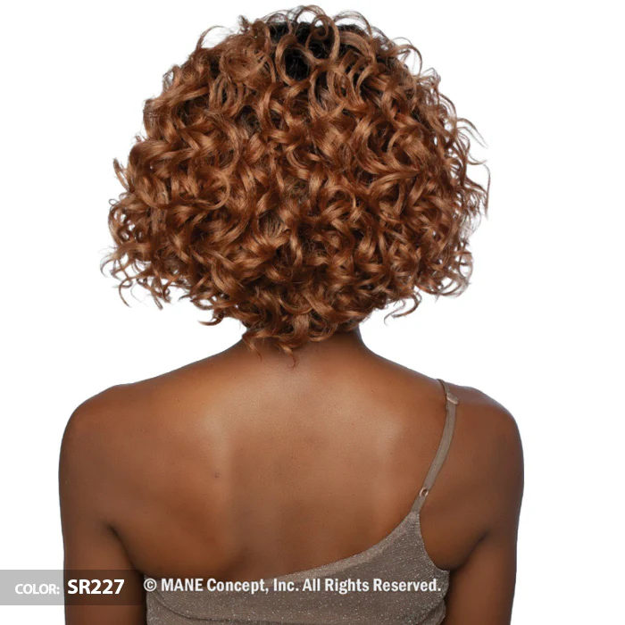 Mane Concept Brown Sugar Sugar Coat Human Hair Style Mix Glueless Half Wig - SUGAR 10 - Image 4