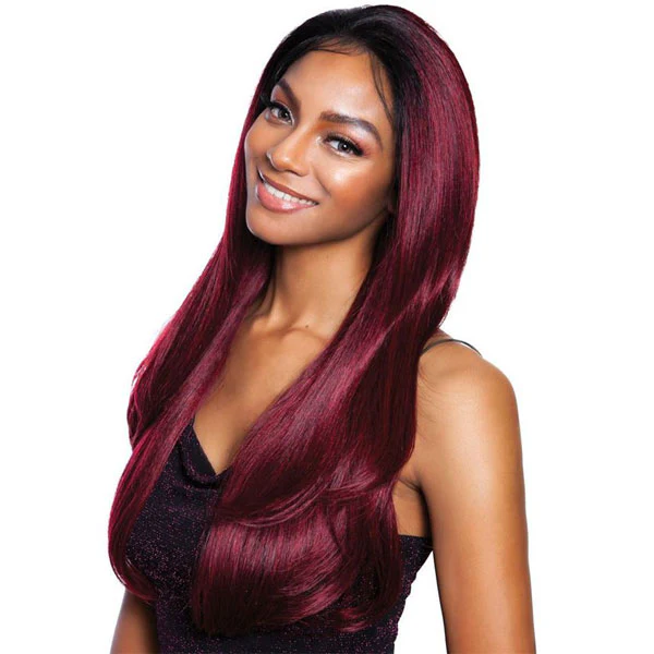 Mane Concept Synthetic Red Carpet Premiere 13X6 Lace Front Wig - RCF601 MERLOT - Image 2