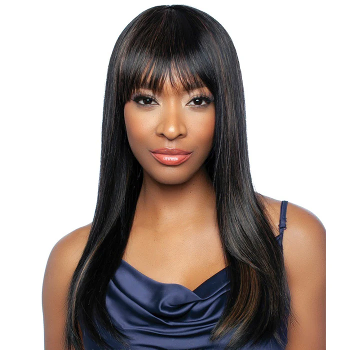 Mane Concept Trill 100% Unprocessed Human Hair 11A Full Wig - TRM117 STRAIGHT FULL BANG 22"