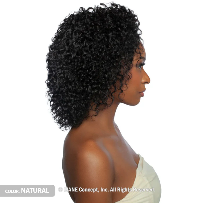 Mane Concept Trill 100% Unprocessed Human Hair Versatile Half Wig - TRHW207 BURMESE CURL 14" - Image 3