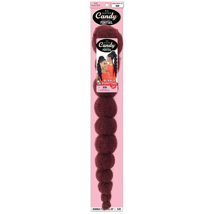 Mayde Candy Drawstring Ponytail - BUBBLE PONYTAIL 28" - Image 3