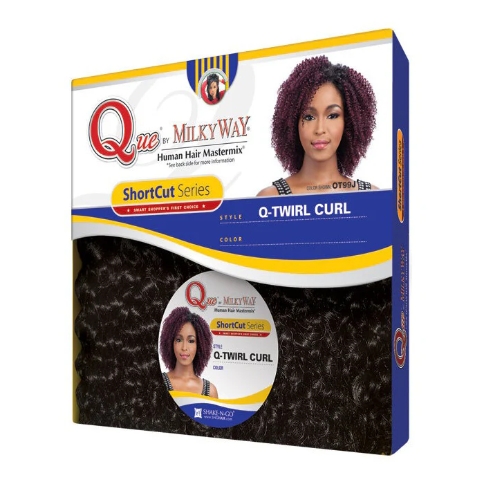 Milky Way Que Human Hair Blend Short Cut Series Weave - OPRAH COSMO 3 PCS - Image 4