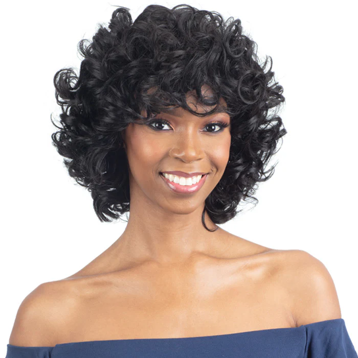 Model Model Clair Human Hair Blend Full Wig - BB-012
