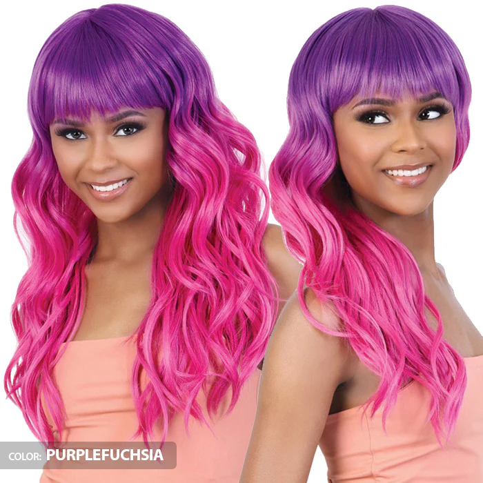Motown Tress Day Glow Wig Glueless Lace Part Wig - LC.LUXY - Image 3