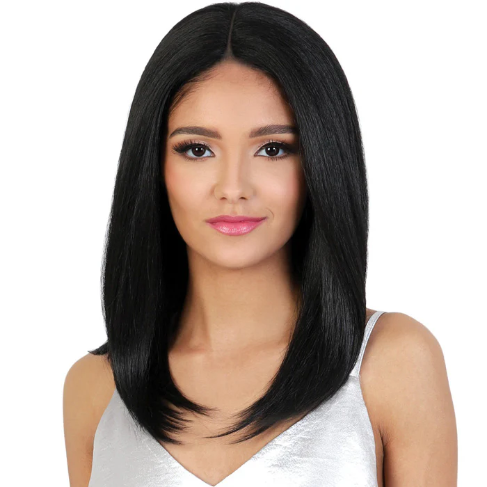 Motown Tress Glam Touch Human Hair Blend Glueless HD Deep Part Lace Wig - HBL FANCY - Image 3