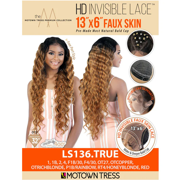 Motown Tress HD Invisible Lace 13X6 Faux Skin HD Lace Front Wig - LS136.TRUE - Image 5