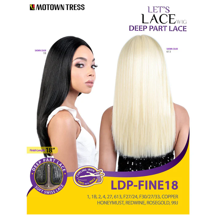 Motown Tress Let's Lace Deep Part Lace Wig - LD- FINE18 - Image 6