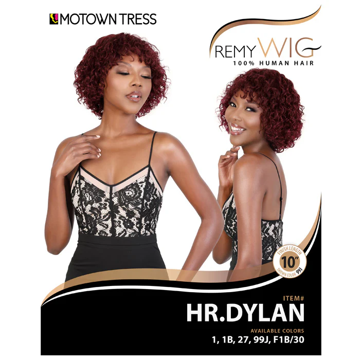 Motown Tress Remy Wig 100% Human Hair Full Wig - HR.DYLAN - Image 5