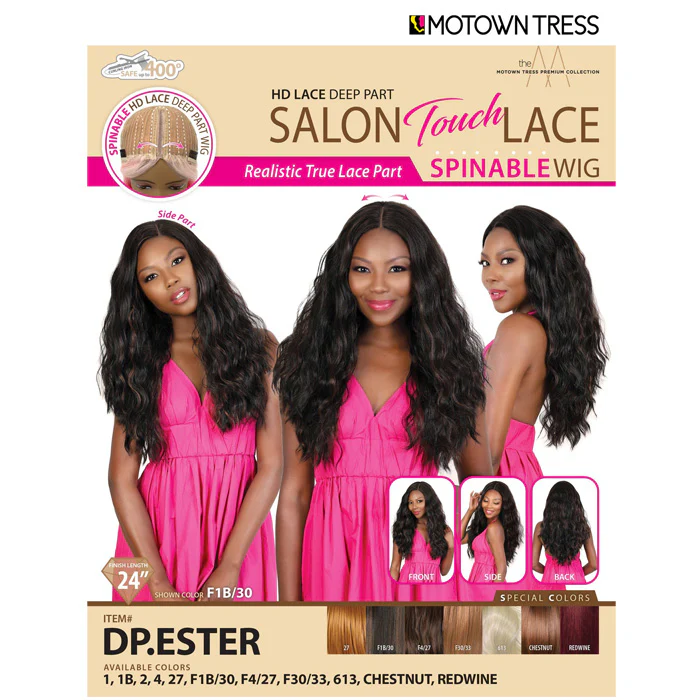 Motown Tress  Salon Touch Lace HD Spinable Deep Part Wig - DP.ESTER - Image 5