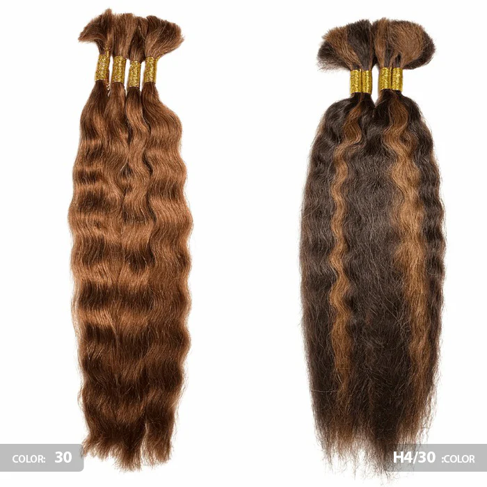 Onyx 100% Human Hair Braids - SUPER WAVE BULK 16"/18" - Image 3
