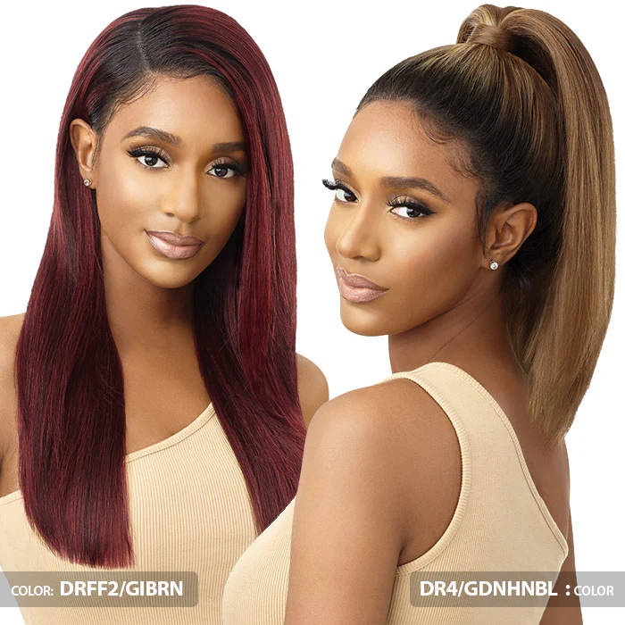 Outre 100% Human Hair Blend 13X6 Hand-Tied 360 Lace Frontal Wig - MARISA - Image 2