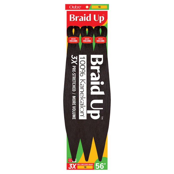 Outre Braid Up Crochet Braid - PRE-STRETCHED BRAID 3X 46", 56"