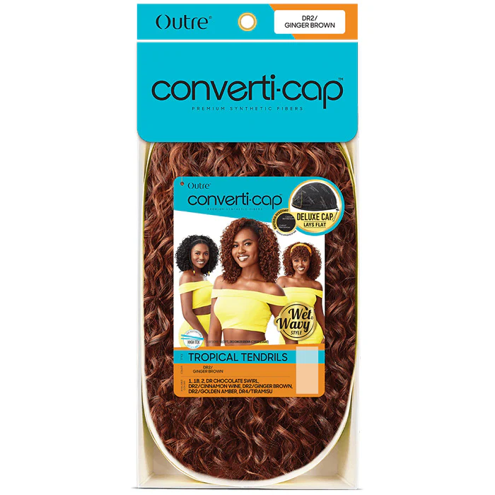 Outre Converti Cap Deluxe Half Wig - TROPICAL TENDRILS - Image 6