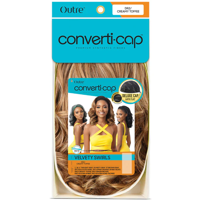 Outre Converti Cap Deluxe Half  Wig - VELVETY SWIRLS - Image 6