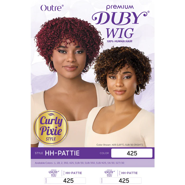 Outre Duby Wig 100% Human Hair Full Wig - HH-PATTIE - Image 4