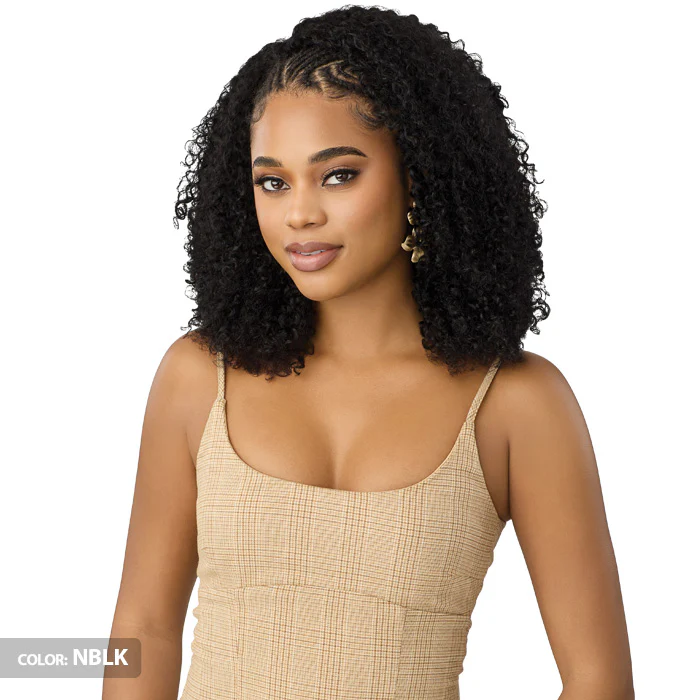 Outre EverRoot 100% Unprocessed Human Hair Half Wig - HH-WATER CURLS 14" - Image 3