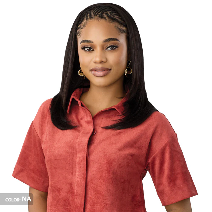 Outre EverRoot 100% Unprocessed Human Hair Half Wig - HH-YAKI STRAIGHT 18" - Image 3
