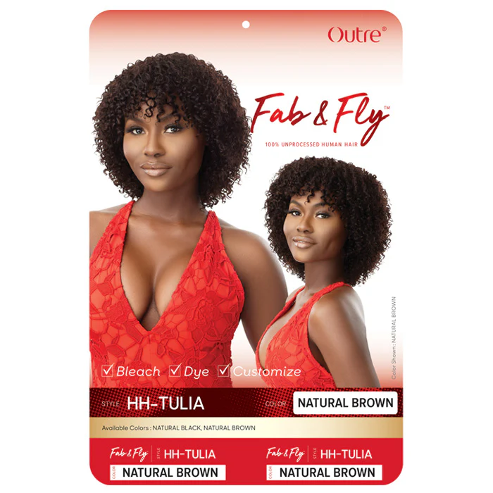 Outre Fab & Fly 100% Unprocessed Human Hair Full Cap Wig - TULIA - Image 5