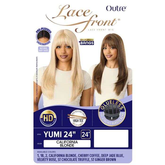 Outre Lace Front Glueless 5" Deep Parting HD Lace Front Wig - YUMI 24" - Image 5