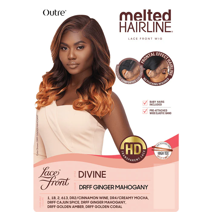 Outre Melted Hairline Glueless HD Lace Front Wig - DIVINE - Image 4