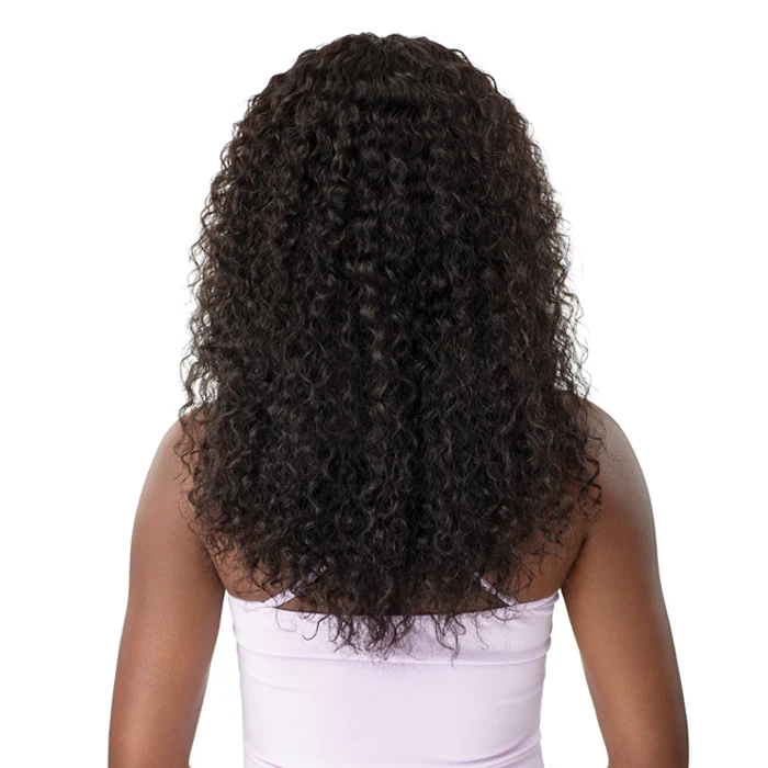 Outre Mytresses 100% Unprocessed Human Hair Wet & Wavy Full Wig - NATURAL CURLY 20 - Image 4