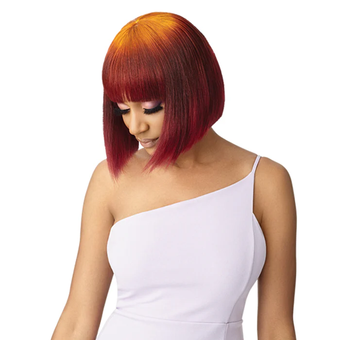 Outre Mytresses Colormore 100% Human Hair Full Wig - BLONDE BOB 10 - Image 2